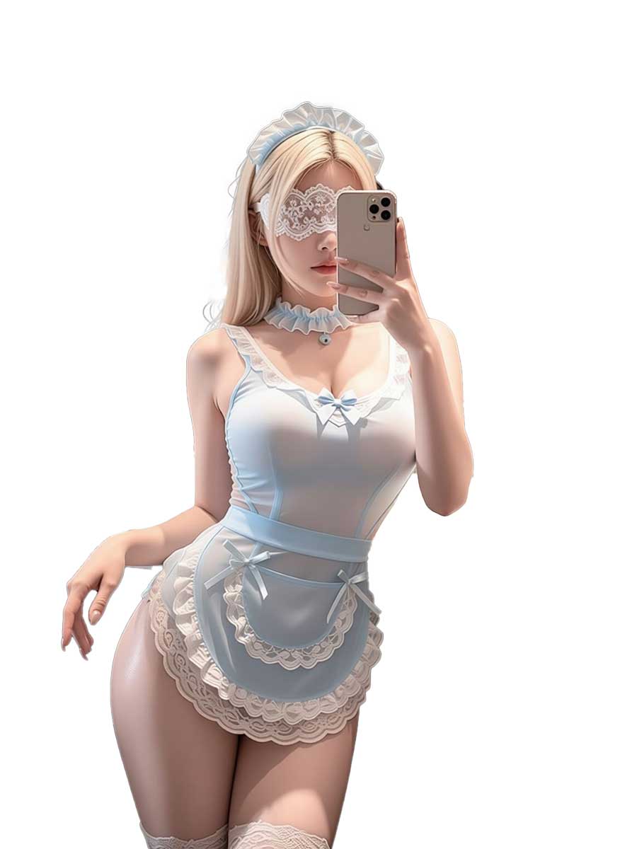 jimiko For Blue White Lace Ted - Lace Teddy Lingerie recension och pris