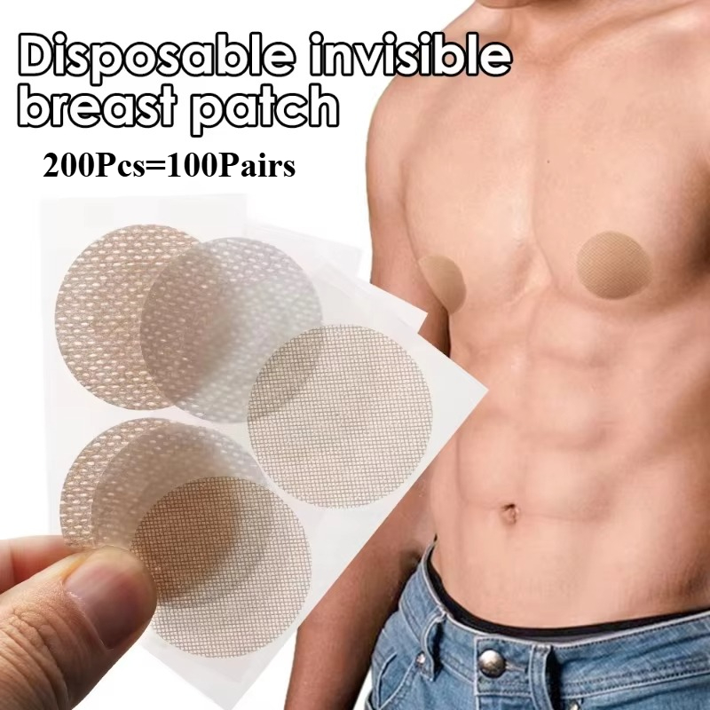 200pcs Invisible Men Nipple Co - Nipple Cover Pasties recension och pris